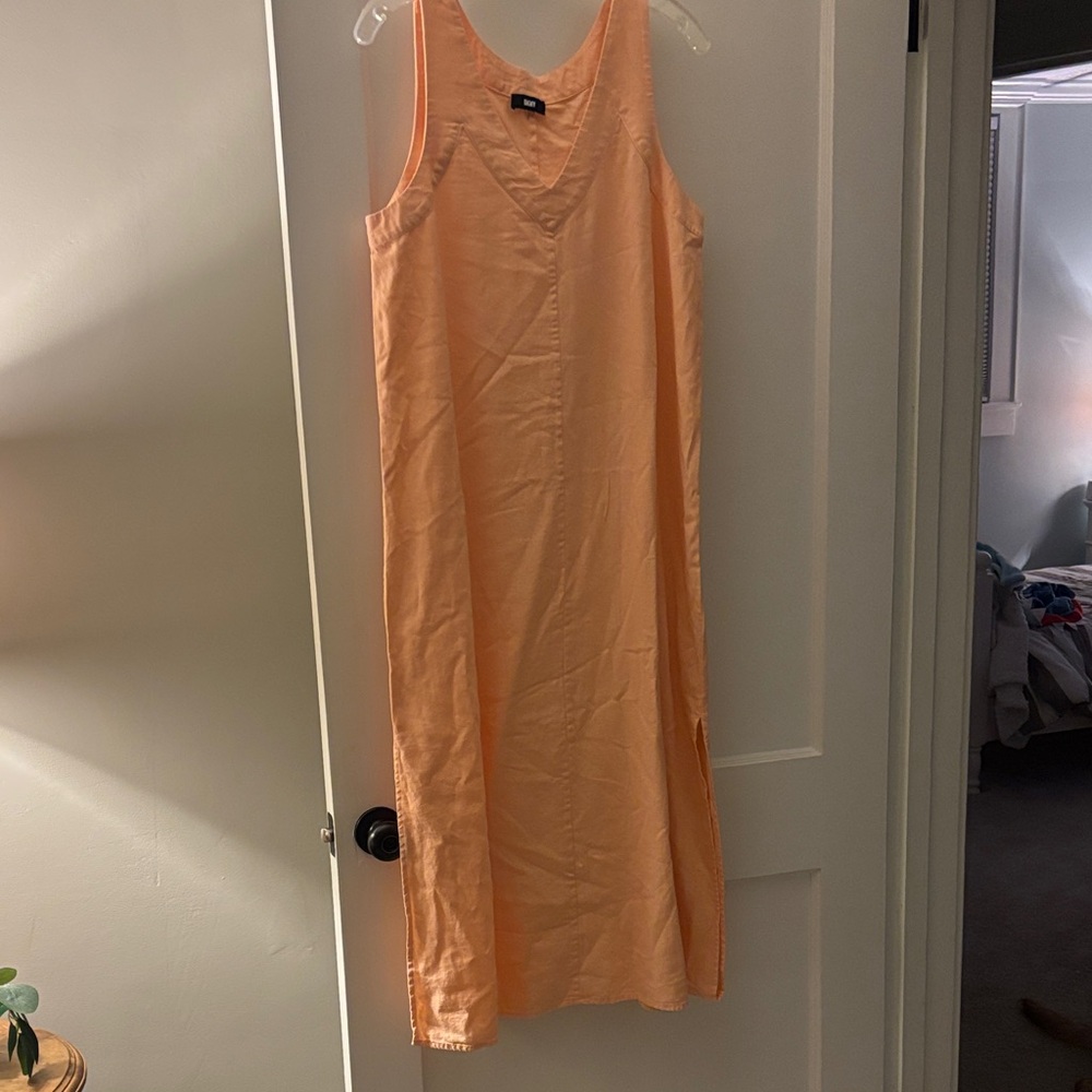 Orange Sleeveless Dress